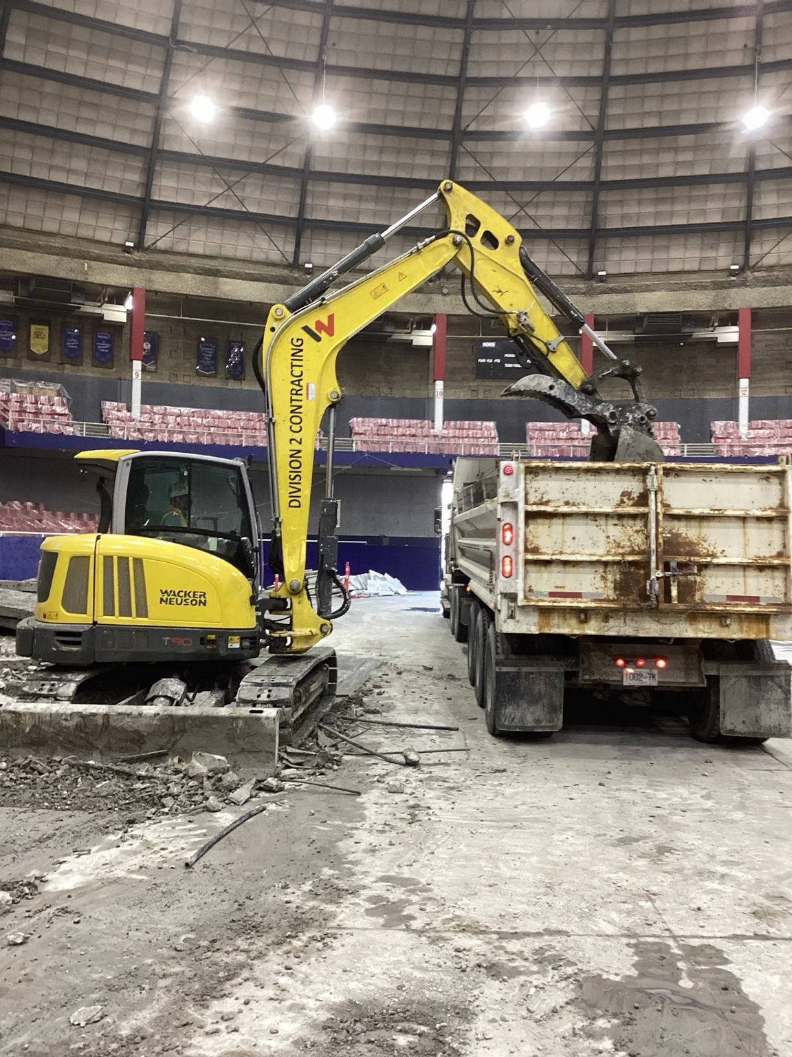 Division 2 loading removed arena slab material
